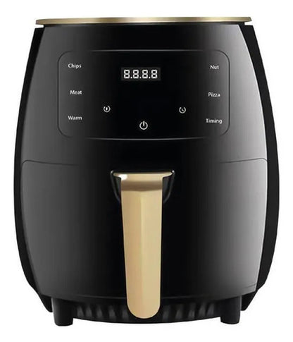 Freidora Aire Sin Aceite 4.5 Litro 1200w Temporizador Horno Negro O Verde Segun Disponibilidad