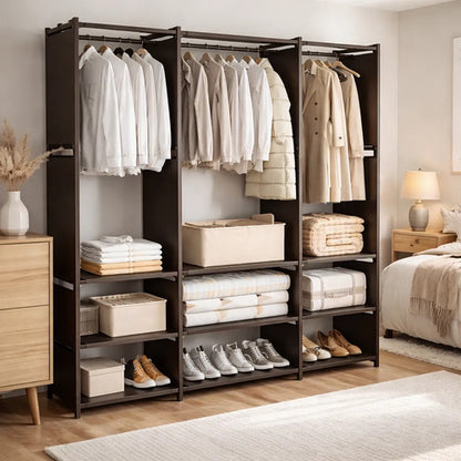 Armario Ropero Portatil Modular Organizador Metal Abs Tnt 2 Colores Según Stock