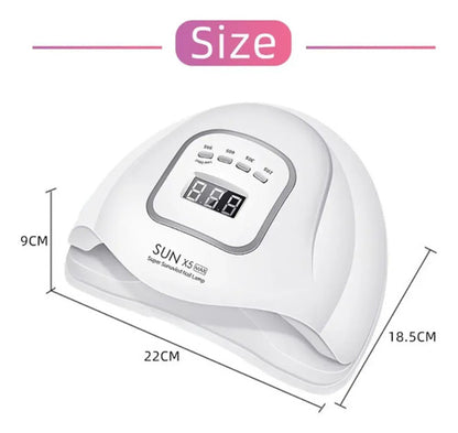 Cabina Sun X5 Max Uv Led Secador Uñas Profesional Color Blanco