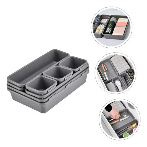 Organizador Para Cajon Separadores 8 Piezas De Plastico