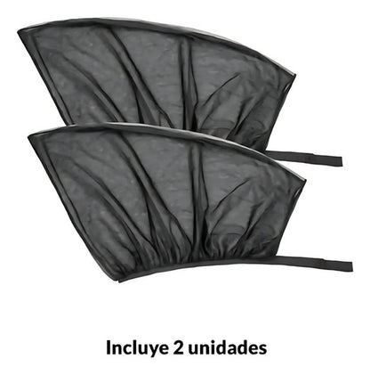 Parasol Para Auto Cortina Para Ventanillas Laterales X2