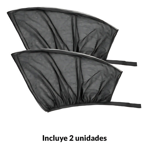 X2 Parasol Auto Cortina Para Ventanillas Laterales