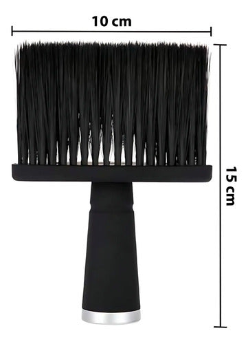 Cepillo Brocha Peluqueria Saca Pelo Barberia Negro