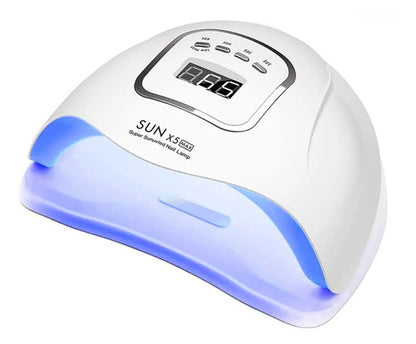 Lampara Secador De Uñas Cabina Uv 45 Led Manicura 120w Blanco