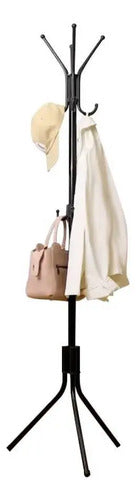 Perchero De Pie Metal Organizador Abrigos Sombrero 172x42cm Aleatorio