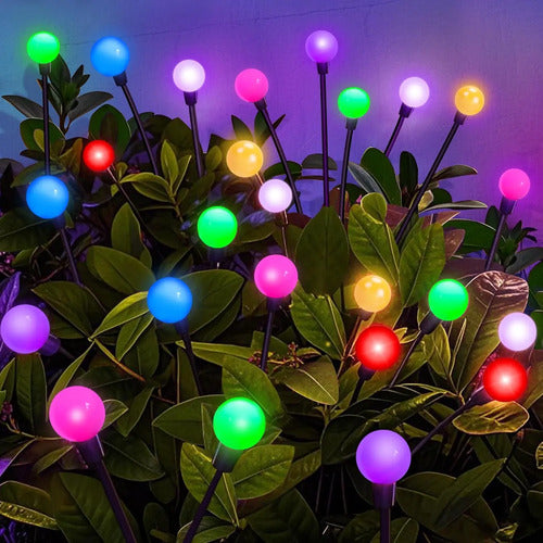 Set X10 Luces Solares Led Jardin Estaca Lampara Exterior