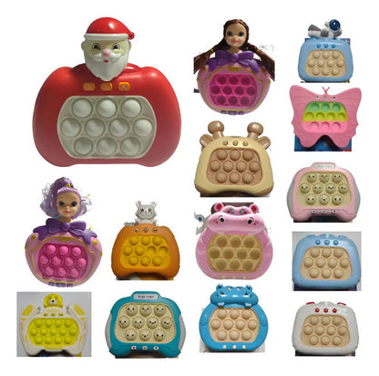 Consola Antiestrés Pop It Mini Gamer, Juguete Electrónico Color Astronauta