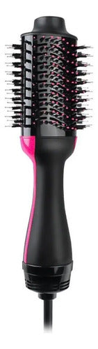 Cepillo Alisador Electrico Peine Cabello 3 En 1 Negro