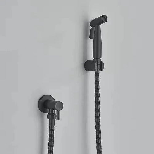 Ducha Higiénica P/inodroro Portatil Tipo Pistola Extensible Color Negro Calidad