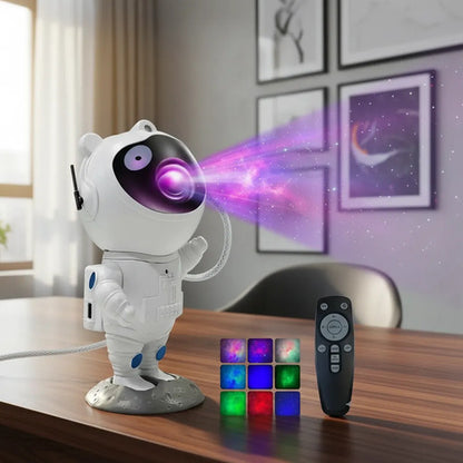 Lámpara Proyector Galaxia Astronauta Inalambrico Astronauta Blanco Aleatorio