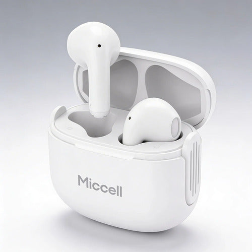 Auriculares Inalambricos Bluetooth 5.4 Ios Android Tws Siri Blanco