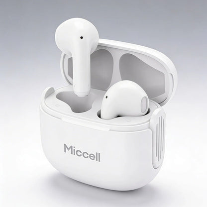 Auriculares Inalambricos Bluetooth 5.4 Ios Android Tws Siri Blanco