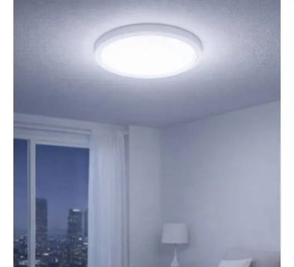 Panel Led Redondo Superficie 16w Luz Fría 7000k Plafón Blanco