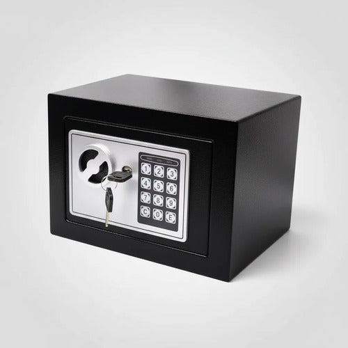 Caja Fuerte Electronica Digital Seguridad Acero Fuerte 23 Cm Negro