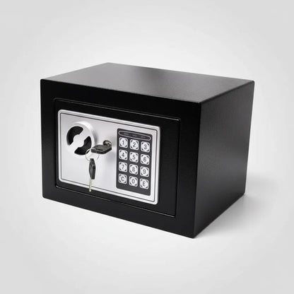 Caja Fuerte Electronica Digital Seguridad Acero Fuerte 23 Cm Negro