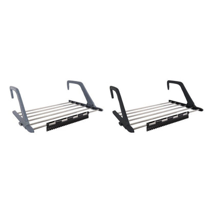 X2 Tender Tendedero Ropa Balcon Ventana Colgar Plegable
