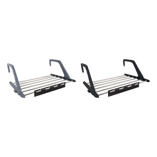 X2 Tender Tendedero Ropa Balcon Ventana Colgar Plegable