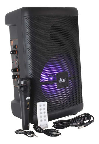 Parlante Inalambrico Bluetooth Ios Android Microfono 15 W Negro