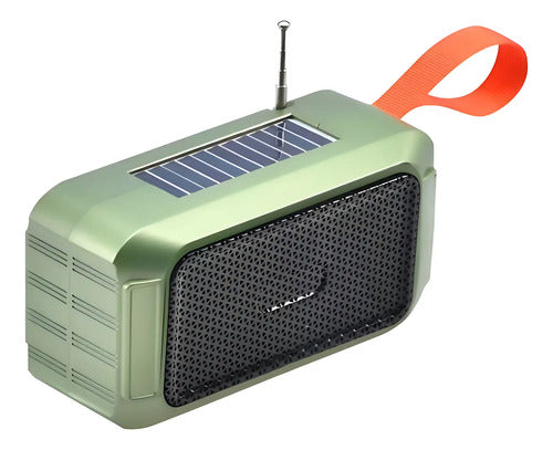 Parlante Bluetooth Solar Portatil Con Radio Fm 5w 800mah Aleatorio