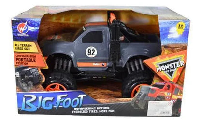 Camioneta 4x4 Todoterreno A Fricción Todoterreno Escala 1:10 Gris