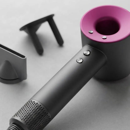 Secador De Pelo Alta Velocidad 110000 Rpm Magnético Gris Y Fucsia