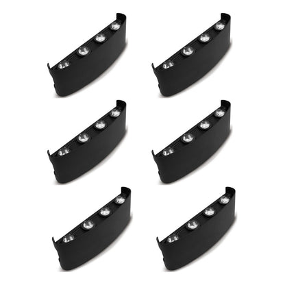 Set X6 Aplique Pared Exterior Luminaria Foco Bidireccional