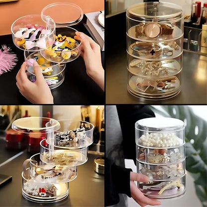 Organizador Joyas Accesorios Anillos Pulseras Giratorio Aleatorio