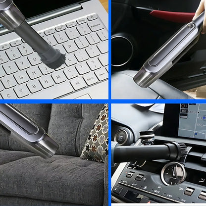 Mini Aspiradora Inalambrica Portatil Recargable Auto Hogar Negro