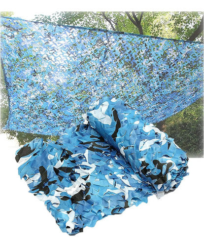 Toldo Malla Sombra Poliester Camuflado 3x3 Anticorrosion