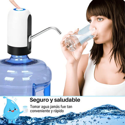 Dispensador De Agua Automático Para Botellon Recargable Color Blanco