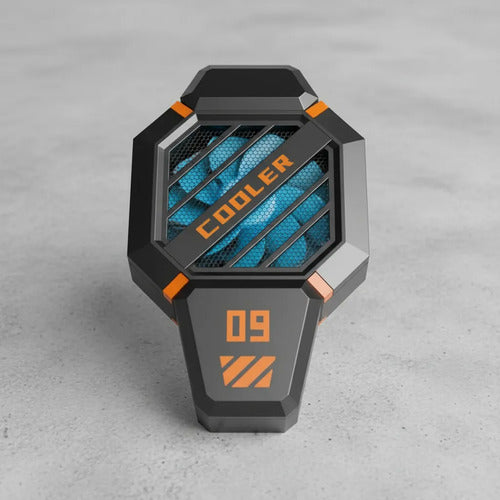 Cooler Enfriador Celulares Gamer Recargable Refrigeracion Negro