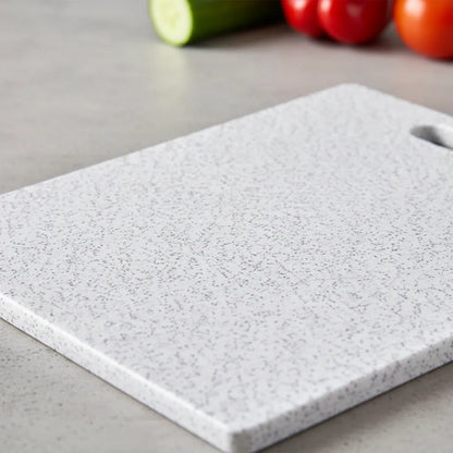 Tabla Cocina Picar Plástico Reforzado 30x20cm Granito Blanco Granito Blanco