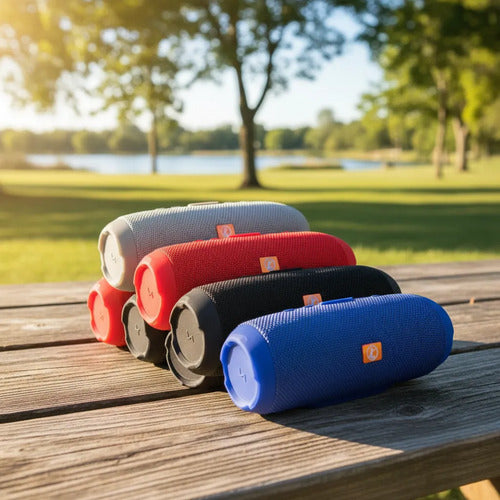 Parlante Portátil Bluetooth Usb Tf Recargable 6000mah Variedad De Colores
