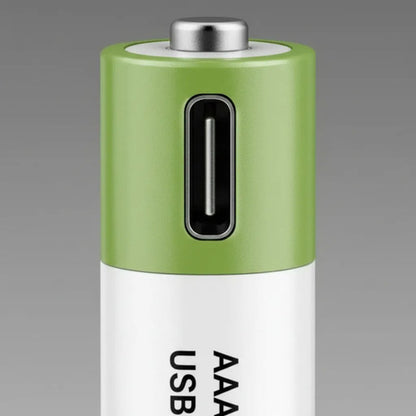 X2 Pilas Aaa Recargables Usb C Puerto Usb C Cable Incluido