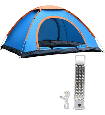 Carpa 6 Personas Iglu Camping 2x2.5x1.45cm + Luz Emergencia Varios