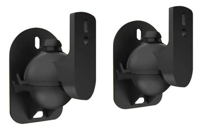 Soporte Pared Parlantes Giratorio Regulable Ajustable 180° Negro