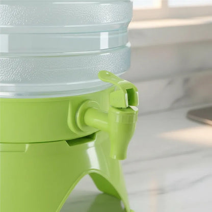 Dispensador De Agua Plegable Canilla Portátil Bidón Camping Verde O Azul