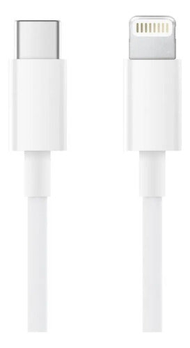 Cable De Datos Y Carga Tipo C A Ios Carga Rapida 5a 1m Usb-c Blanco