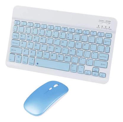Teclado Y Mouse Inalambrico Bluetooth Recargable Combo