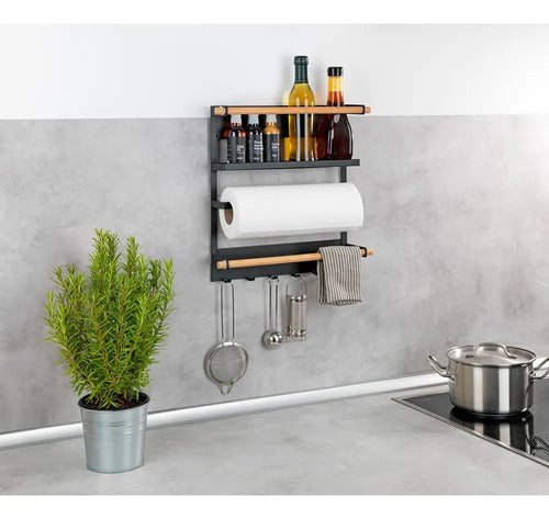 Organizador Magentico Heladera Cocina Estante Porta Rollos Aleatorio