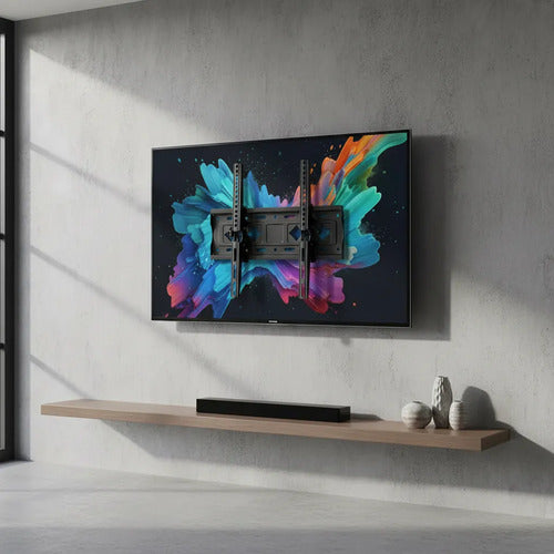 Soporte Pared Televisor Articulado Brazo Extensible 26-65 Negro