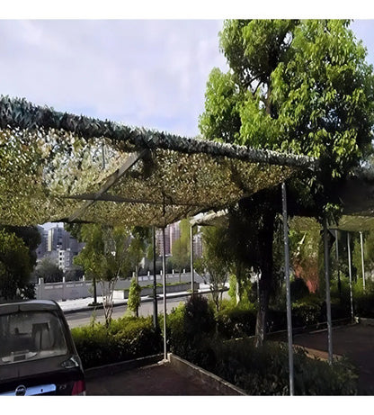 Toldo Malla Sombra Popurrí 3x3m Camuflado Marrón Poliéster Con Uv