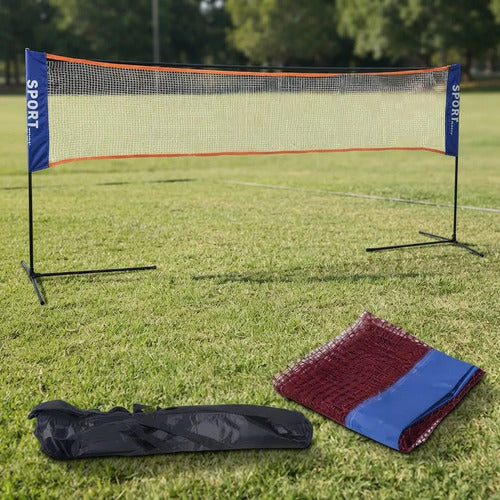 Red Deportiva Ajustable Vóley Bádminton Fútbol Tenis 3,1m Multicolor
