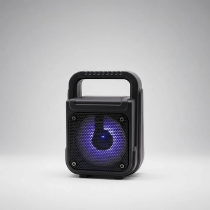 Parlante Inalambrico Bluetooth Ios Android Luces 3 Pulgadas Negro / Rojo Según Disponibilidad
