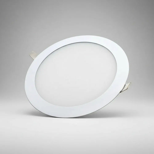 Artefacto Led Empotrable Blanco Plafon De Techo 24w Lampara
