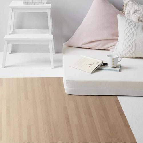 Alfombra Goma Eva Encastrable Simil Madera 12 Unidades 60x60