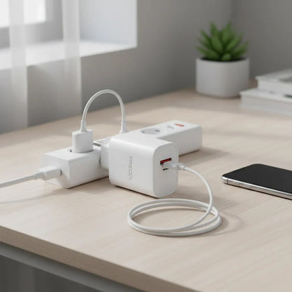 Cargador Usb Tipo C 38w Celular Tablet Pared Carga Rapida Aleatorio - 4 Colores