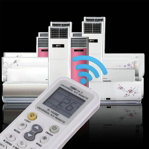 Control Remoto De Aire Acondicionado Universal K 1028e Blanco