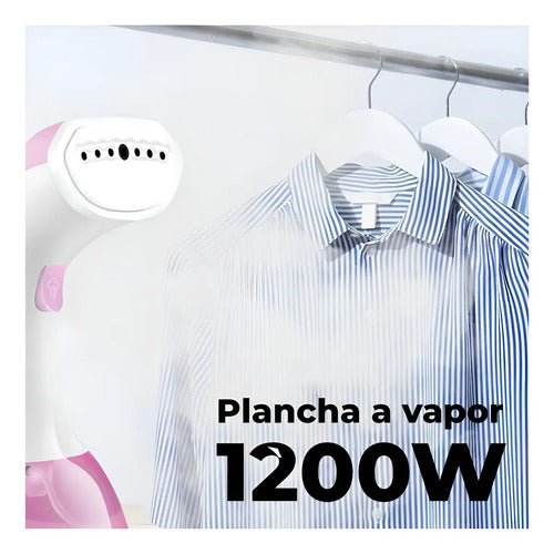 Plancha Vertical 1200w Vapor Electrica Color Variable
