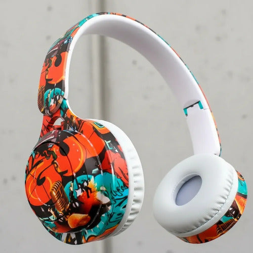 Auricular Bluetooth Plegable Usb Tf Fm Vincha Ajustable Modelo 3